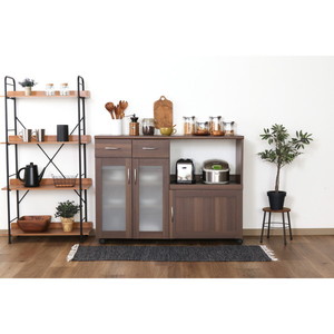 不二貿易 キッチンカウンター 食器棚 120cm 不二貿易 キッチン