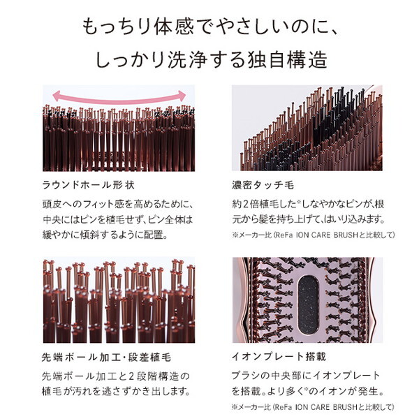 MTG RS-BB-03A ブラック ReFa ION CARE BRUSH PREMIUM(リファ