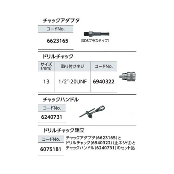 リョービ(RYOBI) 6240731 チャックハンドル | 激安の新品・型落ち