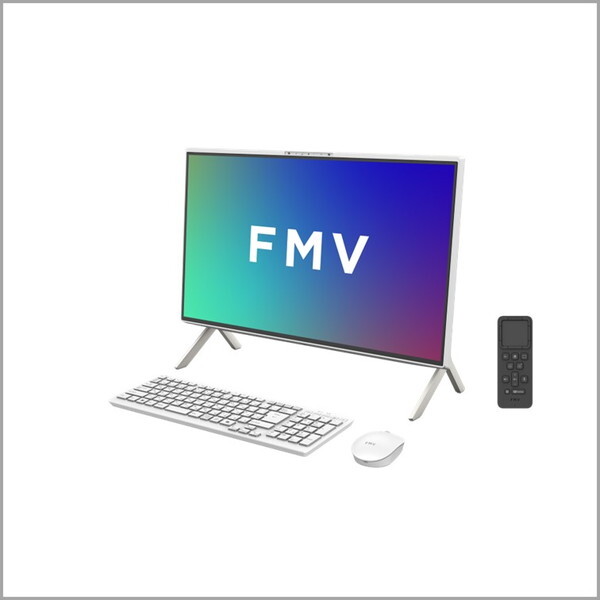 �x�m�� FMVF55L1WA �z���C�g FMV Desktop F F55-L1 [�f�X�N�g�b�v�p�\�R�� 23.8�^ / Win11 Home / DVD�X�[�p�[�}���` / Office���ڃI�v�V�����t��]