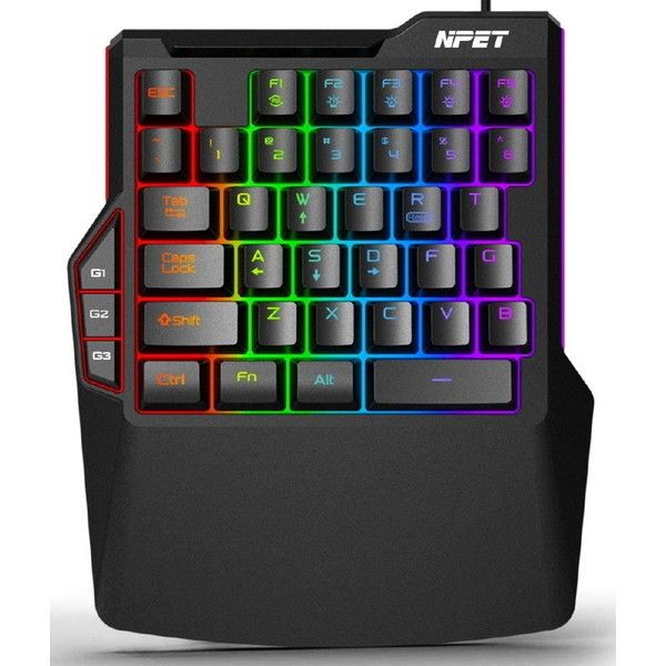 NPET ゲーミングキーボード 片手 メンブレン式 8色 LEDバックライト 左手用キーパッド 33キー USB カスタマイズ可 徹底検証NPET ゲーミングキーボード 日本語配列(106キー)のレビュー