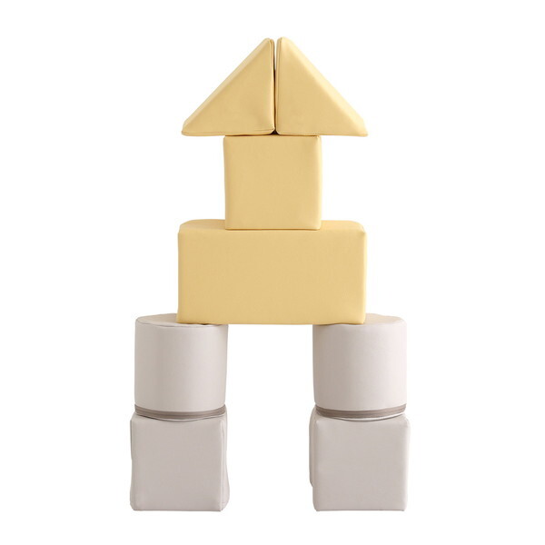 �z�[���e�C�X�g SH-07-TCM--YEGY �C�G���[&�O���[ BLOCCHI mini (�u���b�` �~�j) [�p�X�e���J���[�̐ςݖ؃N�b�V���� �~�j�T�C�Y 8�Z�b�g]