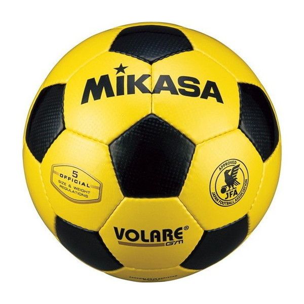 MIKASA SVC5011-YBK サッカー5号手縫い 検定球 試合球 黄黒 | 激安の