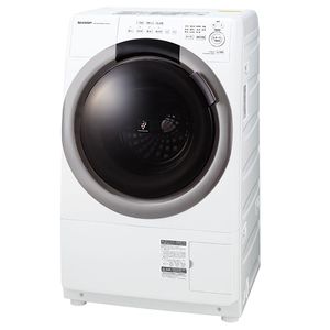 SHARP ES-S7H-CL グレージュ [ドラム式洗濯乾燥機 (洗濯7kg/乾燥3.5kg