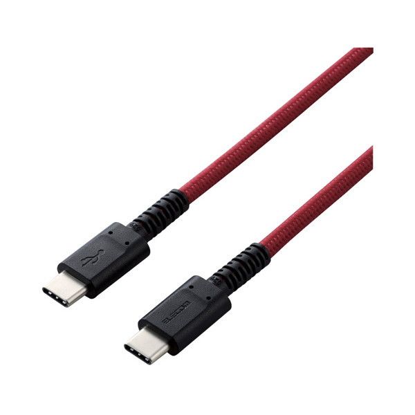ELECOM MPA-CCS20PNRD X}zE^ubgpUSBP[u USB(C-C) ϋv Power DeliveryΉ Fؕi 2.0m bh