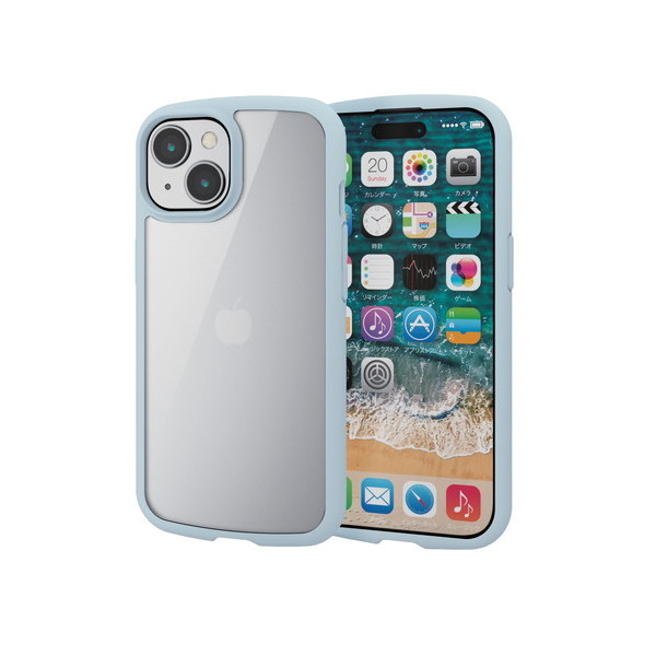 ELECOM PM-A23ATSLFCBU u[ [iPhone15 P[X nCubh Ռz y ^ Jی TOUGH SLIM LITE]