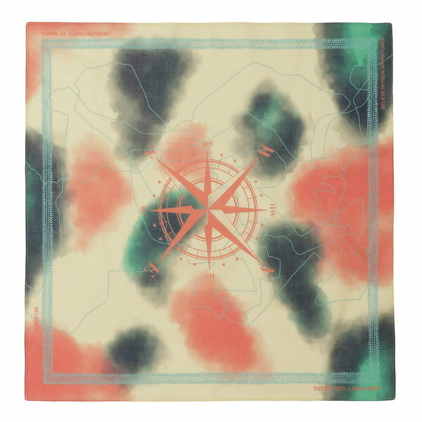 NANGA iK W[j[p^[o_i N[ JOURNEY PATTERN BANDANNA FREE CREAM NA2314-3F511 N1JbCmN5