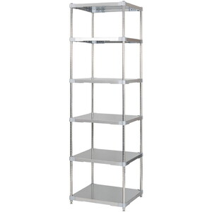 アイ・エル・シー GSS3-6060 燕三条製 PROFACE SUS304ステンレスソリッドシェルフ3段 600×600×1200 SUS304ステンレスポール メーカー直送