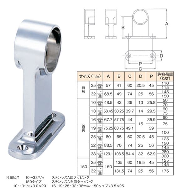 全国送料無料ギフト 水上(MIZUKAMI) F型首長ブラケット 通 25mm (1箱(20個入 その他
