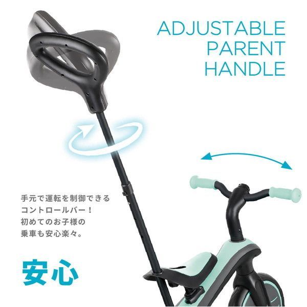 GLOBBER グロッバー エクスプローラー トライク 4in1 レッド [三輪車