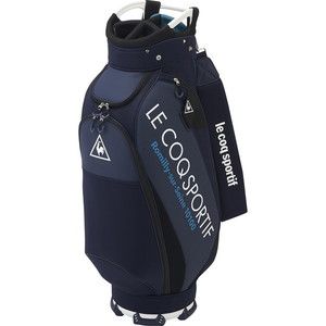 ※美品 lecoq ルコック ゴルフバッグ ネイビー フード無し le coq sportif ルコックスポルティフ（lecoqsportif）（レディース