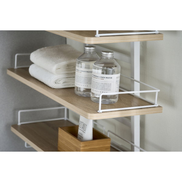 【値下げしました！】アイリスオーヤマつっぱりランドリーラックTLR-4ホワイト系 つっぱりランドリーラック TLR-4 ホワイト/ライトナチュラル