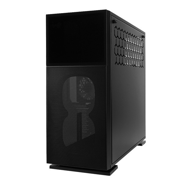 IN WIN ミドルタワー ブラックガラスPCケース vhsケース サイズ