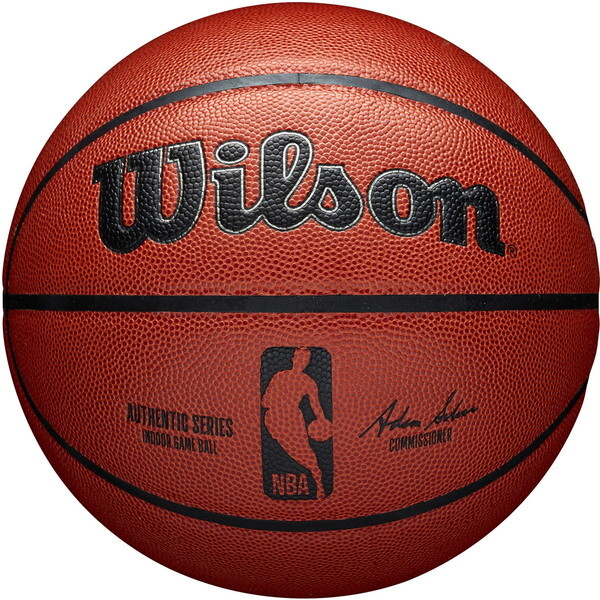 �E�B���\�� WTB7100XB07 NBA AUTHENTIC �o�X�P�b�g�{�[�� �C���h�A 7�� �u���E��