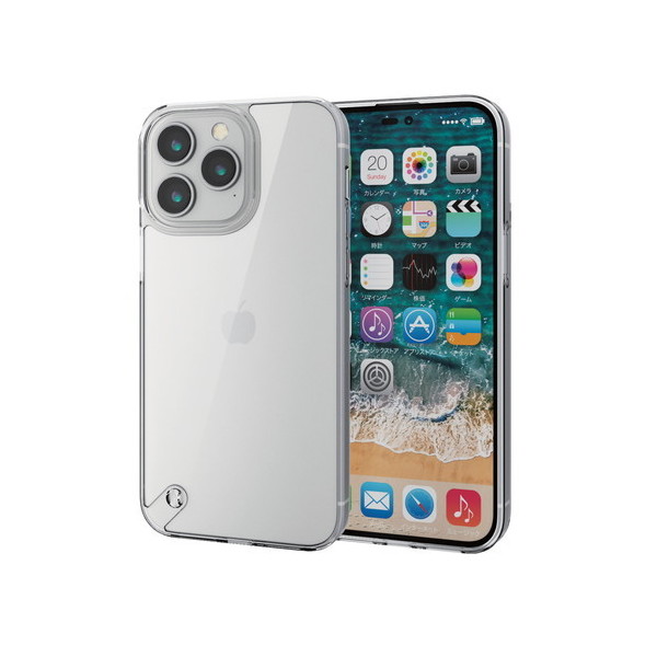 ELECOM PM-A22DHVCK2CR NA [iPhone14 Pro Max P[X Jo[ nCubh tHeB ϏՌ Ռz X ]