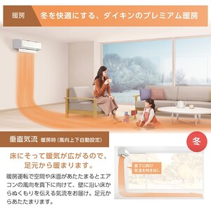 DAIKIN S406ATAP-W ホワイト AXシリーズ [エアコン (主に14畳用・単相 