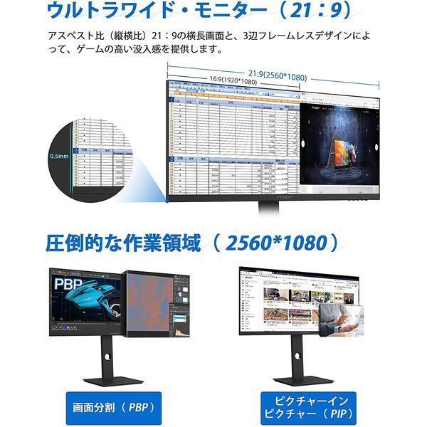 INNOCN イノセン 正規販売店 モニター 29インチ 液晶 ウルトラワイド