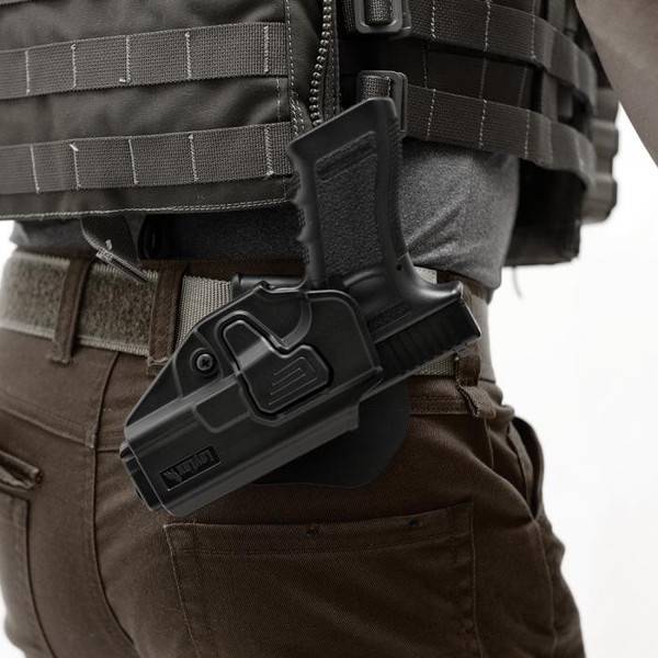LayLax CQCホルスター左用 るる グロック用ブラック BATTLE STYLE LayLax CQCホルスター左用 るる グロック用ブラック BATTLE STYLE