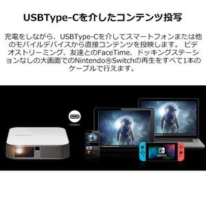 テレビ/映像機器 プロジェクター ViewSonic M2e [スマートポータブルLEDプロジェクター(Full-HD)]
