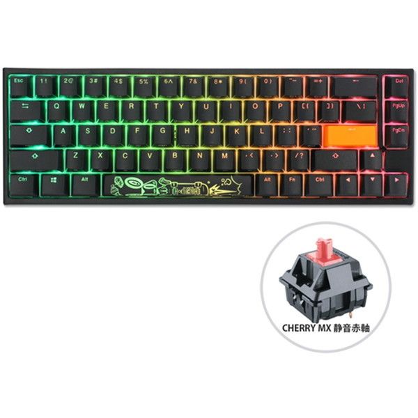 Ducky dk-one2-rgb-sf-silentred ブラック [ゲーミング