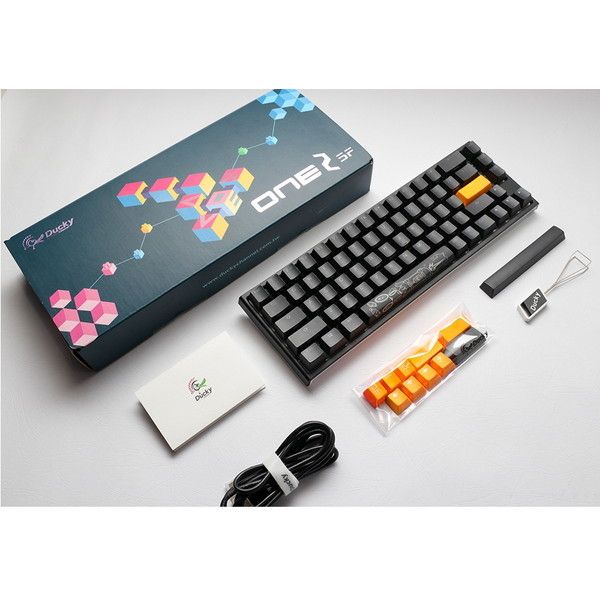 Ducky dk-one2-rgb-sf-silentred ブラック [ゲーミングキーボード 静音