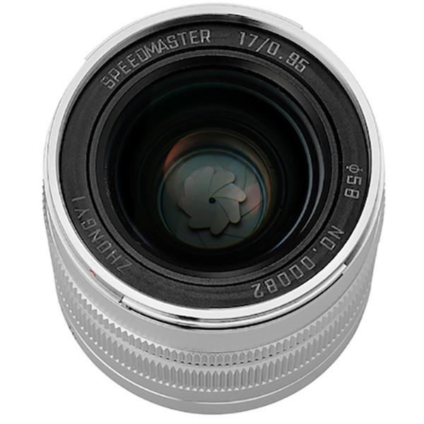 超可爱 中一光学 SPEEDMASTER 0.95 35mm II MFT SV シルバー カメラ用交換レンズ マイクロフォーサーズ 