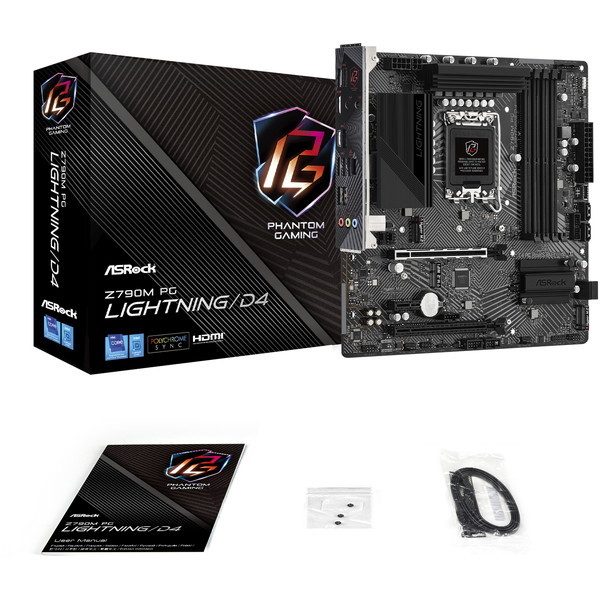 ASRock Z790 PG Lightning/D4 保証書・購入証明書あり