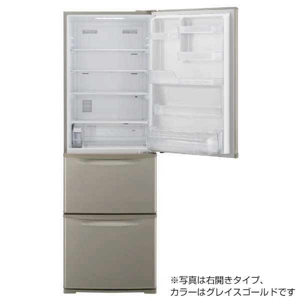 PANASONIC NR-C374C-W グレイスホワイト [冷蔵庫 (365L・右開き