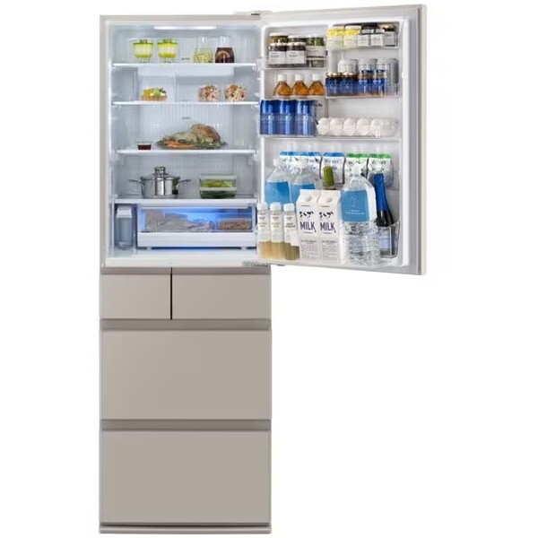 PANASONIC NR-E41EX1-C ベージュ (右開き) 2024年製 PANASONIC NR-E41EX1-C ベージュ EXタイプ [冷蔵庫 (406L・右