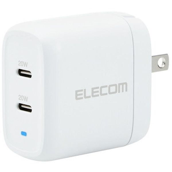 ELECOM MPA-ACCP25WH zCg AC[d USBRZg Type-C|[g×2 v40W ^ y