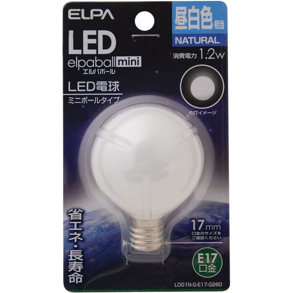 �����d�� LDG1N-G-E17-G260 [LED�d�� G50�` E17]
