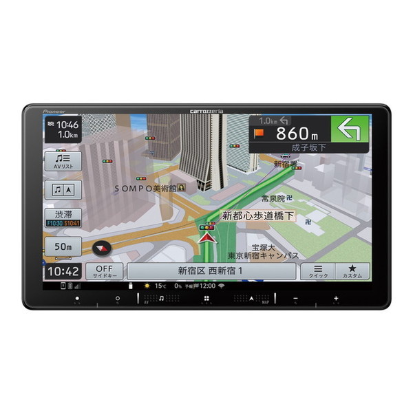 PIONEER AVIC-RQ720 カロッツェリア 楽ナビ [9V型HD/TV/DVD/CD ...