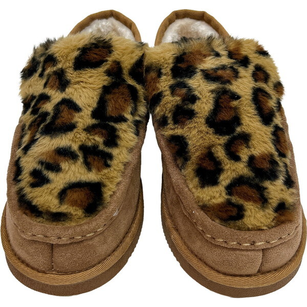 MEI C SHL253114 LEOPARD FUR MOCCASIN x[W M [JVV[Y]