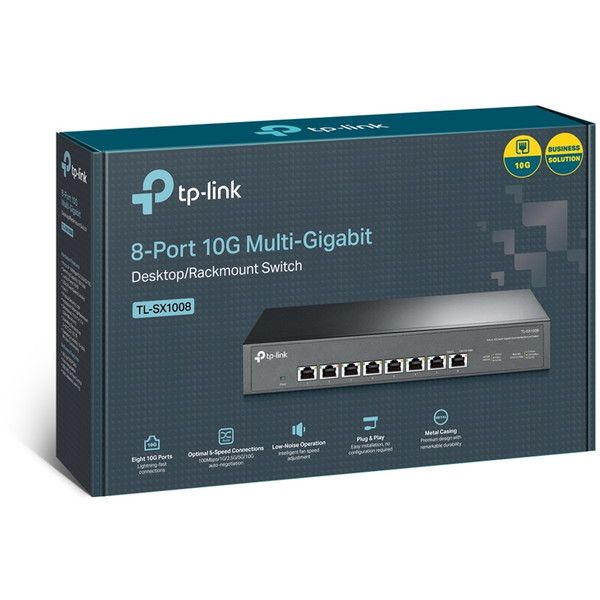 TP-LINK TL-SX1008(UN) [デスクトップ/ラックマウント スイッチ 8