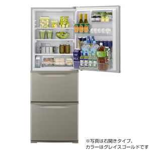 PANASONIC NR-C344CL-N グレイスゴールド [冷蔵庫 (335L・左開き