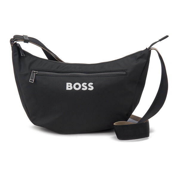 新品未使用BOSSショルダーバッグ 黒　クロスボディバッグ　サコッシュ　即購入可 BOSS - クロスボディバッグ ニットストラクチャー - ブラック