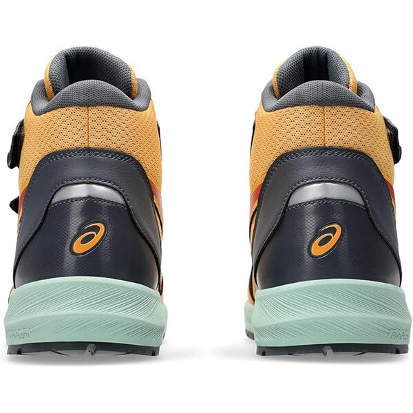 限定色‼️ ASICS ワーキングシューズ　安全靴　タイガーイエロー×スパイスラテ アシックス 安全靴 ウィンジョブCP216 タイガーイエロー×スパイスラテ