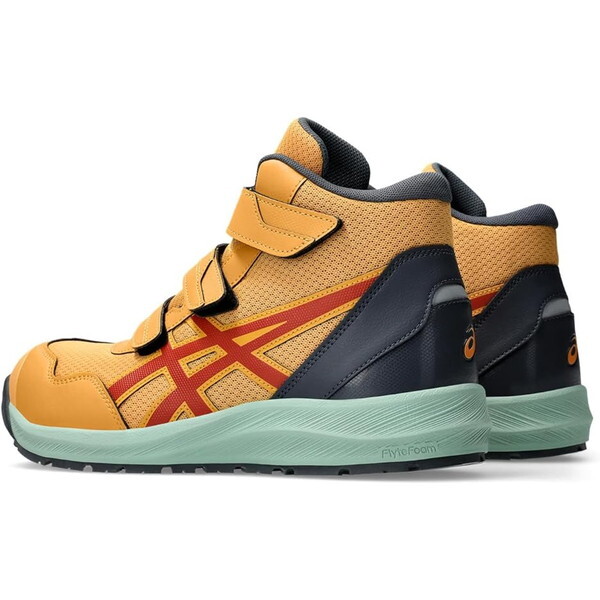 ASICS 安全靴 限定カラー CP216 タイガーイエロー×スパイスラテ アシックス 安全靴 ウィンジョブCP216 タイガーイエロー×スパイスラテ