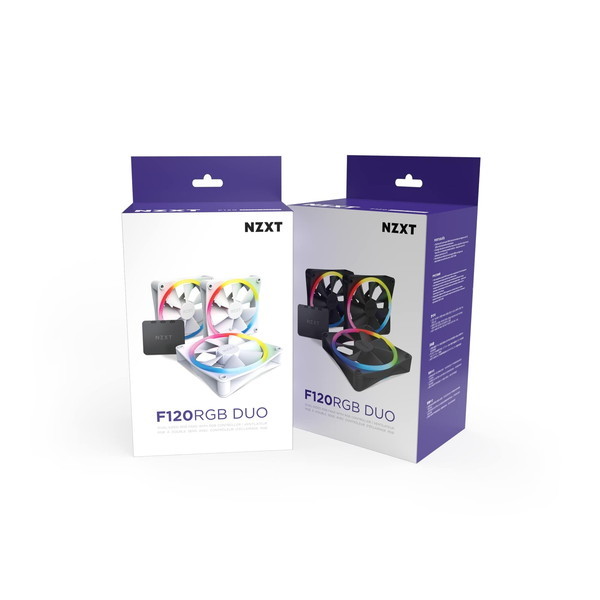 NZXT RF-D12TF-B1 F120 RGB DUO TRIPLE PACK & RGB Controller