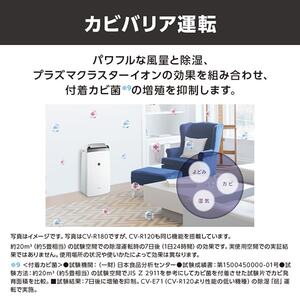 SHARP CV-R120-W ホワイト系 [コンプレッサー式除湿機 (木造14畳