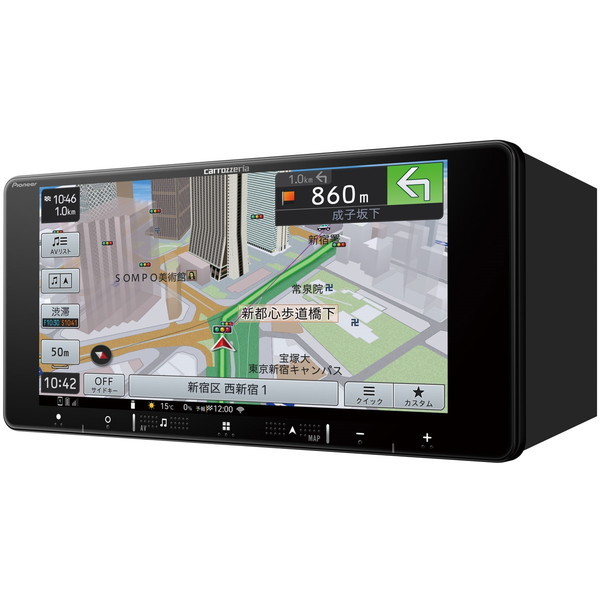 PIONEER AVIC-RW720 カロッツェリア 楽ナビ [7V型HD/TV/DVD/CD 