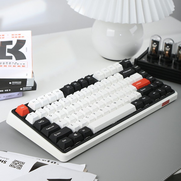 ホワイト 日本語配列 スリムキーボード 本体 アミロ vm-vxh81-a068-silver Retro Minilo [ゲーミング