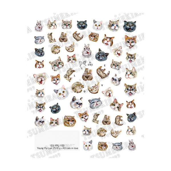 COJg TSUMEKIRA(cL) lCV[ es Yeung Pui Lun vf[X3 cats in love ES-YPL-103