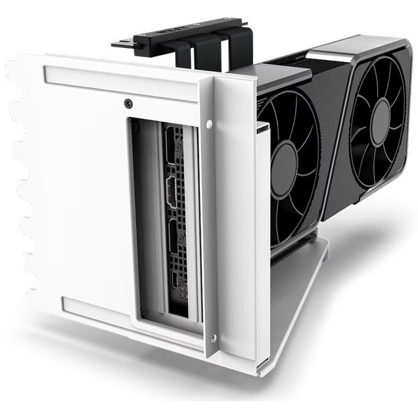 芸能人愛用のおすすめ最新情報 NZXT AB-RH175-W1 ホワイト [垂直型GPUホルダー&ライザー その他
