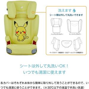 KATOJI Joie ハイバック式ジュニアシート モンポケ [チャイルドシート