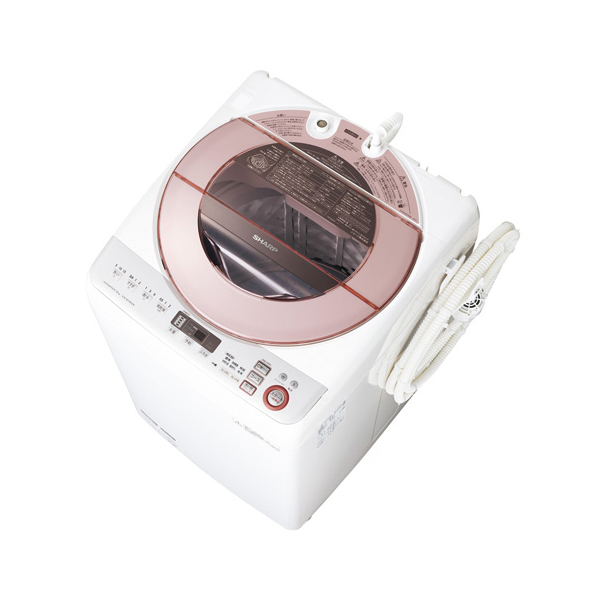アウトレット】【リユース】 SHARP ES-GV80R [全自動洗濯機(8.0kg 