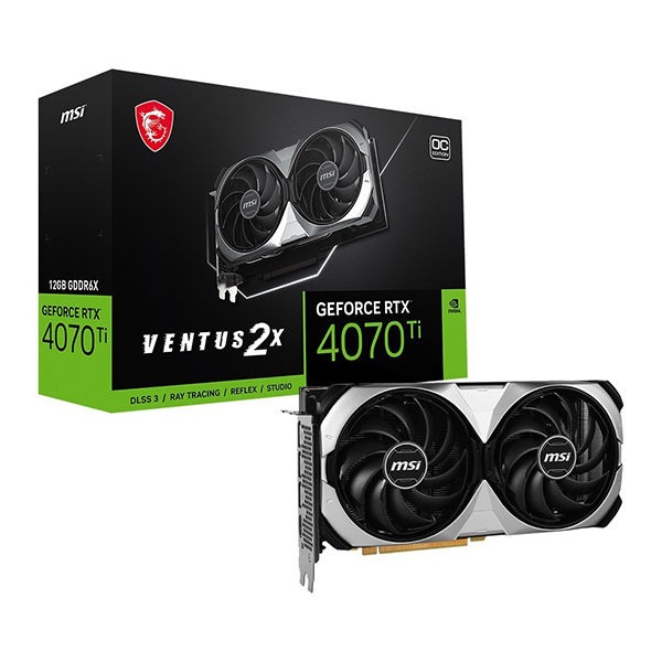 MSI GeForce RTX 4070 Ti VENTUS 2X 12G OC [グラフィックボード