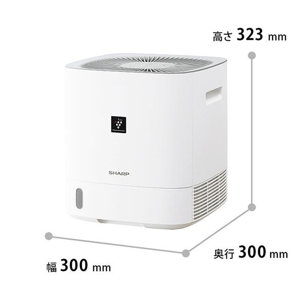 SHARP CV-R60-W ホワイト系 [デシカント式除湿機 (木造7畳/コンクリ14