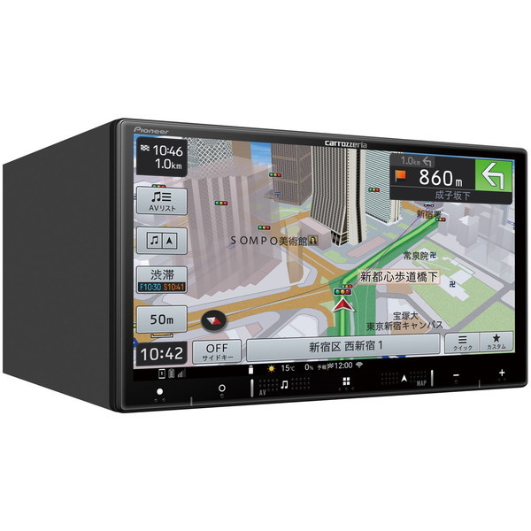 PIONEER AVIC-RZ720 カロッツェリア 楽ナビ [7V型HD/TV/DVD/CD