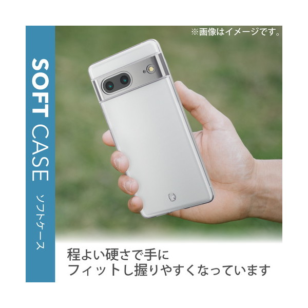 ELECOM PM-P222UCTCR Google Pixel 7 ケース ソフト カバー 衝撃吸収